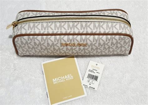 michael kors pencil case vanilla